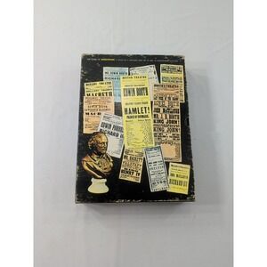 CIB Vintage Bookcase The Game of Shakespeare‎ By Avalon Hill *Complete in Box*